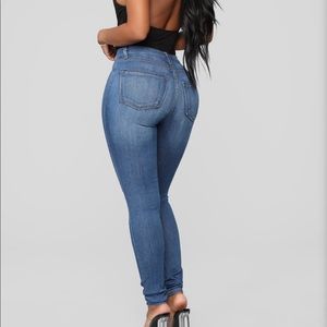 Fashion Nova Canopy Jeans-Medium Wash